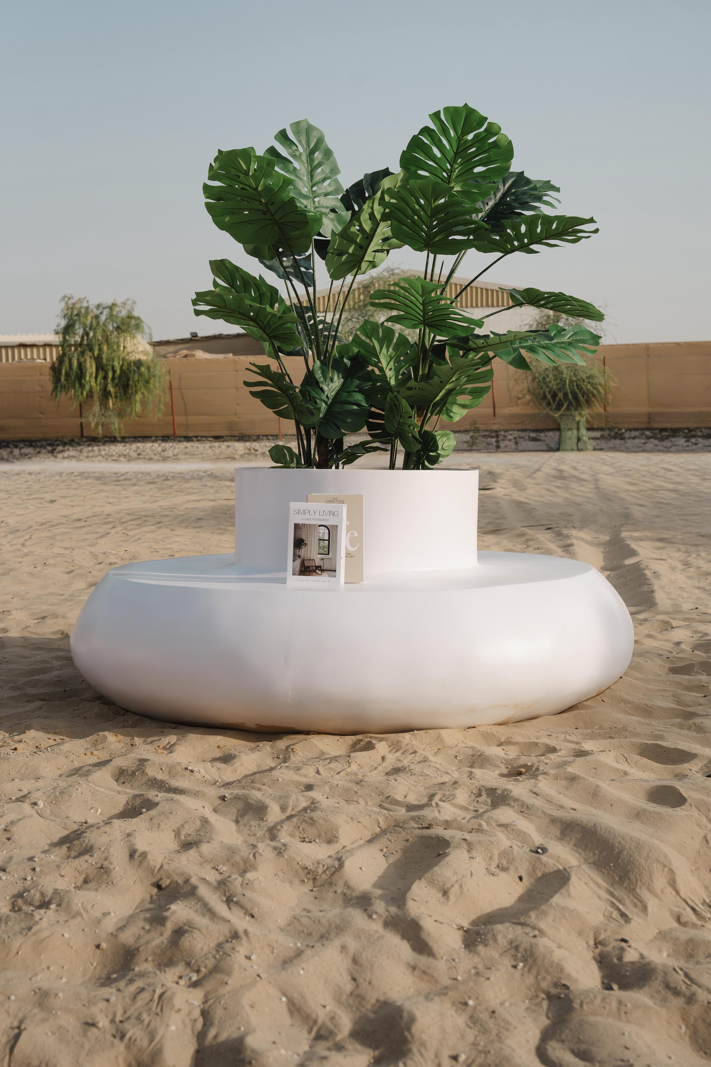 Donut Planter Seater – Fiberglass Statement Planter