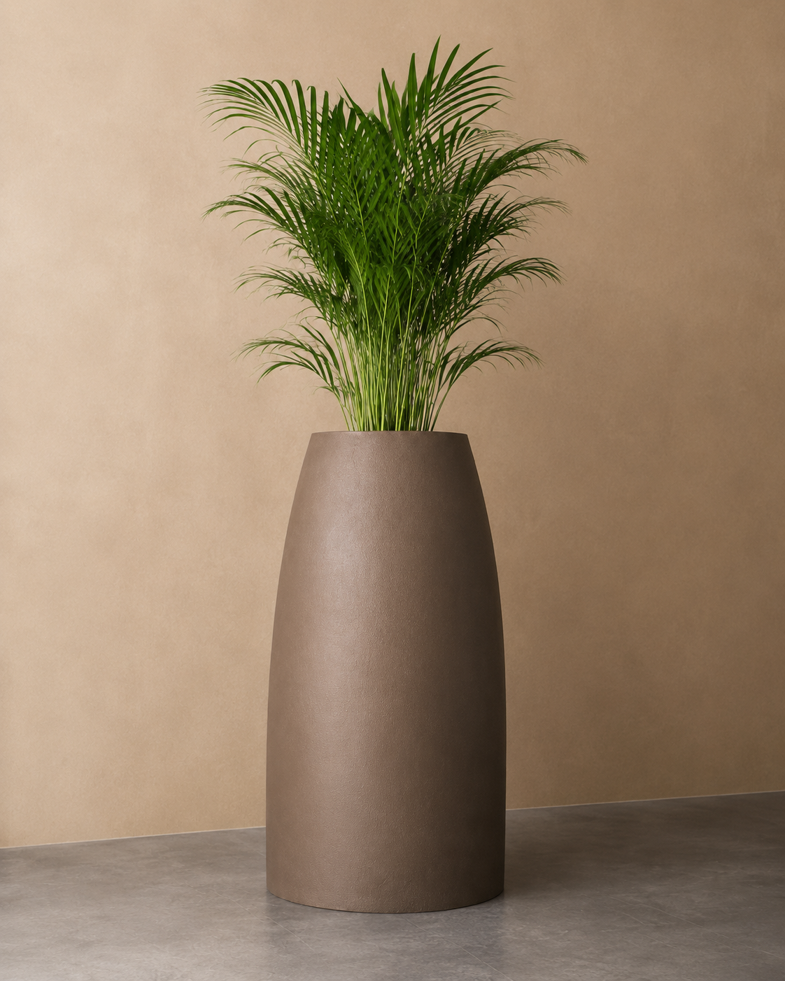 Tall Bullet Planter – Premium Indoor Pot - H100 cm x TD36 cm x BD 51 cm
