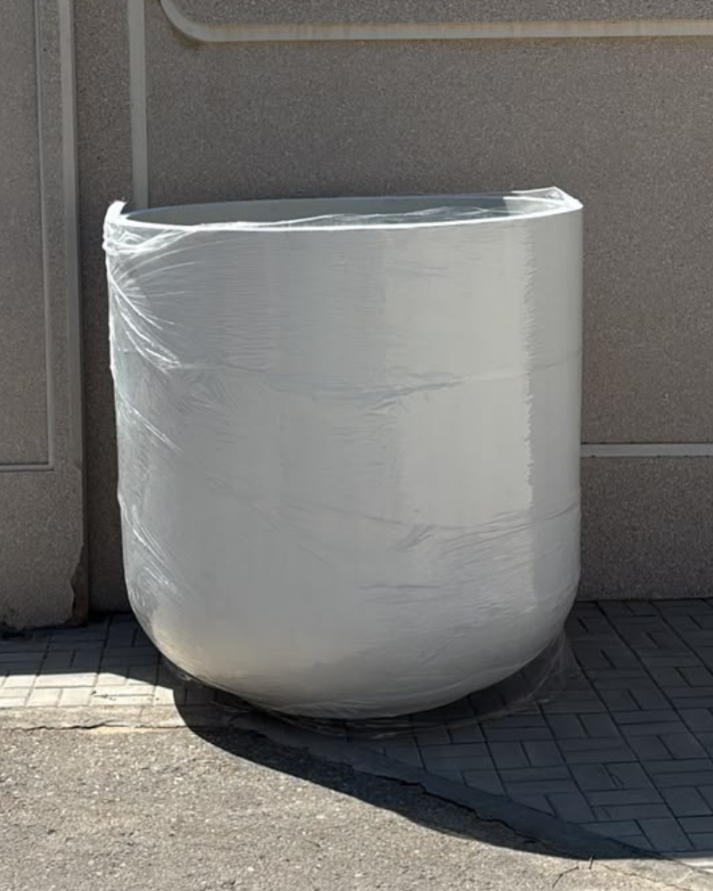 Large Fiberglass Planter Pot — 1.5m x 1.5m