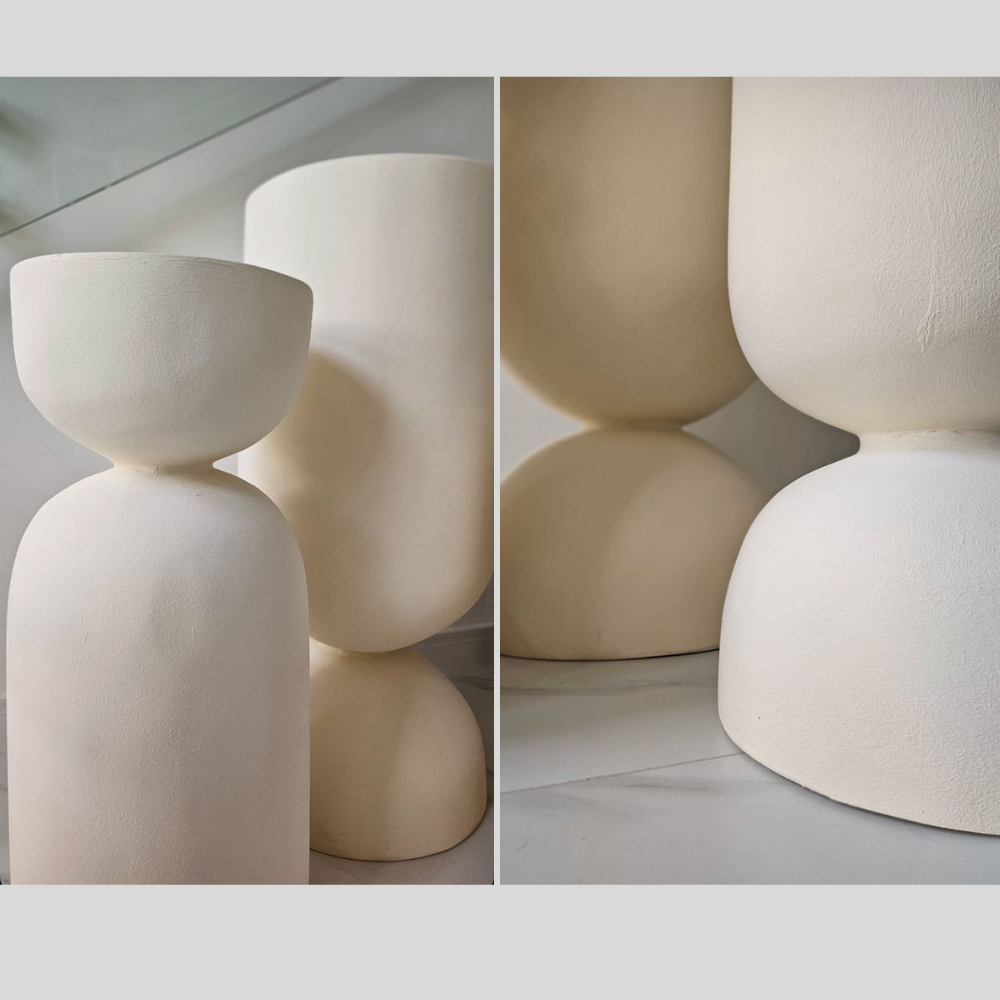 Hourglass Planter, 3 sizes, Made in UAE